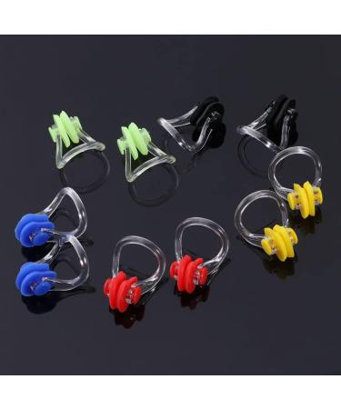 Diving Silicone Nose Clips 20pcs for Adults & Kids - Surfing & Swimming Nose Plugs - Mixed Color Outdoor Scuba Accessories - Buy Online on GoSupps.com