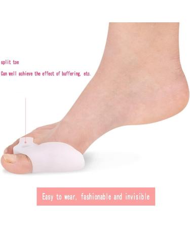 DEAVER Hallux Valgus Corrector Toe Separation Set - Silicone Bunion Straightener & Protector for Men and Women - Foot Pain Relief (4 pairs) - Buy Online on GoSupps.com
