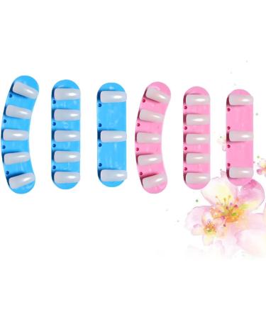 Beavorty 4 Boxes Nails Tip Stand Nail Practice Rack Nail Art Holder Stand Nail Tip Practice Base Nail Training stand nail tips holder Manicure Practice Rack nail tools nail stand lotus 1 - Buy Online on GoSupps.com