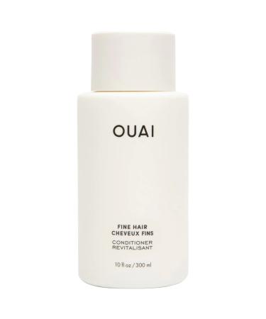 OUAI Fine Conditioner. This Lightweight Conditioner Gives Fine Hair Softness  Bounce and Volume. Made with Keratin and Biotin. Free from Parabens  Sulfates  and Phthalates (10 oz) 10 Fl Oz (Pack of 1)