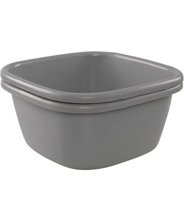 Wekioger Large Plastic Wash Basin 16 Quart Dish Tub 2 Packs - Buy Online on GoSupps.com