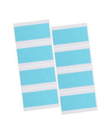 Beatifufu 8 Sheets pu sticker double sided hair extensions women wig tape Headband hair hair tape lace front wig tape women's extend tape roll seamless extention tape for hair