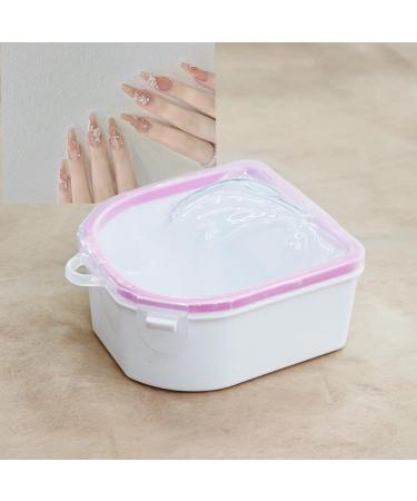 LIDOUK 2 Pieces Nail Soaking Bowl Set - Pink Nail Spa Manicure Tool - Buy Online on GoSupps.com