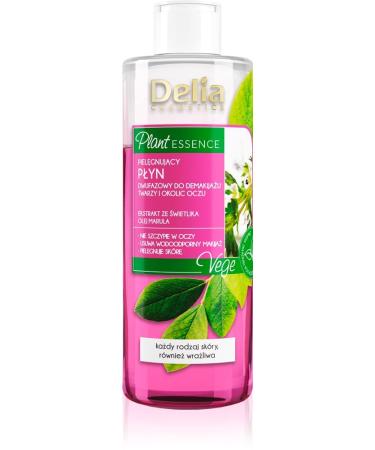 Delia Cosmetics Essence for Face & Eyes - Gentle Makeup Remover | Waterproof Natural All Skin Types - 200ml - Buy Online on GoSupps.com