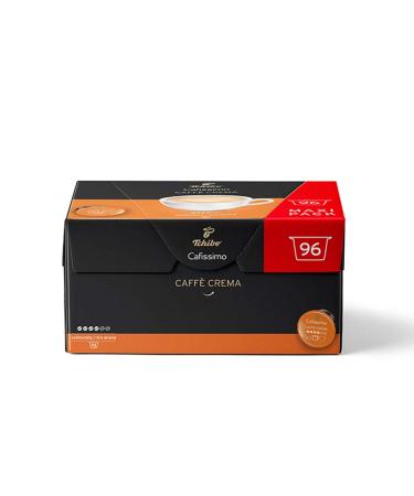 Tchibo Cafissimo Caff Crema Capsules 96 pcs - Full-Bodied Balanced Sustainable & Fair Trade Coffee | International Shipping Available - Buy Online on GoSupps.com