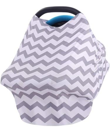 Organic Cotton Multi-Use Nursing Cover & Scarf for Breastfeeding, Baby Carrier, Car Seat Canopy & Shopping Cart - Boys and Girls (NP04) - Buy Online on GoSupps.com