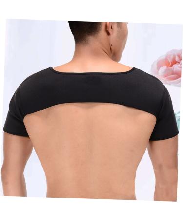Beavorty Sports Shoulder Pads | Optimal Shoulder Support Brace for Posture & Rotator Cuff Stability | Black Weight Lifting Shoulder Sleeve - Buy Online on GoSupps.com