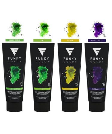 Funky Color Ultraviolet 16 - Semi-Permanent Hair Color | 28 Vibrant Shades for Bold Hair | Shop Internationally - Buy Online on GoSupps.com