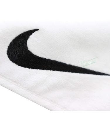 Nike Performance Golf Towel in White and Black - Ideal for Ultimate Absorbency on the Golf Course - Buy Online on GoSupps.com