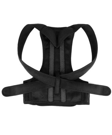 ZCLNYVGJ GUOWGANG Women Men Back Shoulder Posture Corrector Lumbar Brace Spine Support Belt Adjustable Adult Corset Posture Correction Belt (Color : Black Size : Large) (Black XXX) - Buy Online on GoSupps.com