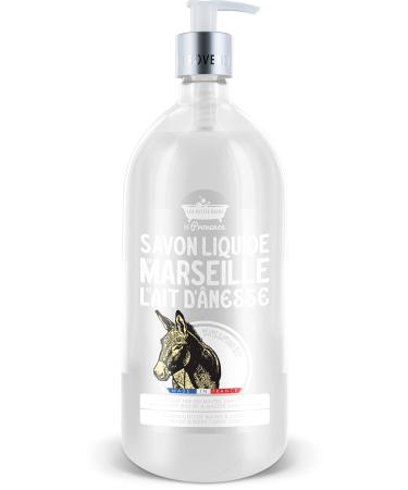 LES PETITS BAINS DE Provence Donkey Milk Liquid Soap 1L - Les Petits Bains de Provence