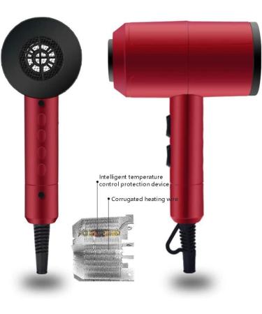 JYYBN Hair Dryer Powerful Salon 2000W Professional Hairdryer Negative Ionic Technology AC Motor Blow Dryer with 3 Heat 2 Speed Settings Fast Drying for Men and Women Home and Salon - Buy Online on GoSupps.com