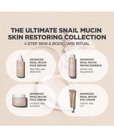 Advanced Snail Mucin Essence Serum - 96% Snail Extract for Skin Firming & Anti-Aging | Korean Essence for All Skin Types | Natural Ingredients - Buy Online on GoSupps.com