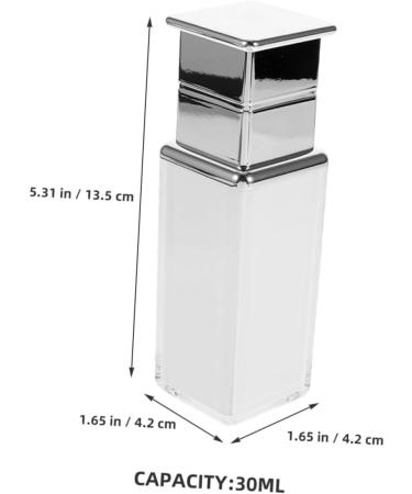 Didiseaon Shampoo Lotion Bottle Acrylic Squeeze Bottle Plastic Travel Conditioner 13.50X4.20X4.20CM As Shown - Buy Online on GoSupps.com