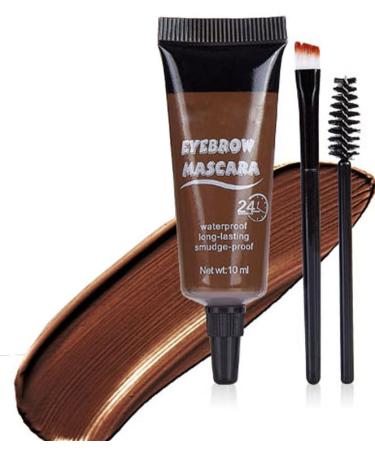 Tinted Eyebrow Tint (with two eyebrow tints) Waterproof smudge-proof eyebrow tinting kit Volumizing Eyebrow Mascar(2)