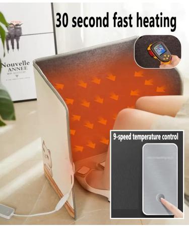 Heat Lifter Foldable Room Heater - Rapid Heating Panel for Home Office & Bedroom | Overheating Protection & 9-Speed Temperature Control - Buy Online on GoSupps.com