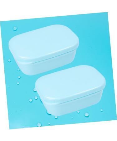 Amosfun 2pcs Box Soap Case Shower Soap Holder Soap Storage Case Soap Dish with Lid Sponge Soap Bathroom Soap Dish Soap Container Soap Dish for Shower Travel Soap Box Rectangle - Buy Online on GoSupps.com