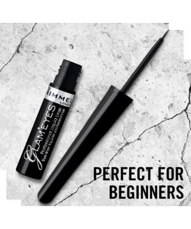 Rimmel Glam Eyes Liquid Liner - Black Glamour 3.5 ml - Buy Online on GoSupps.com