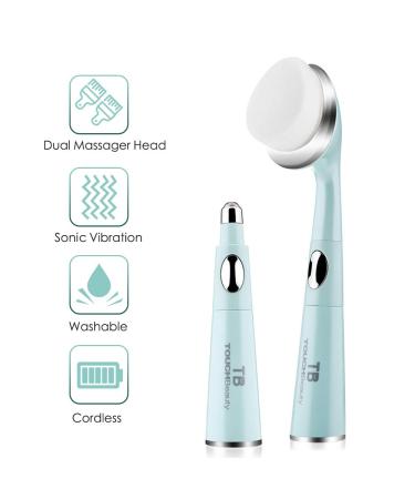 TOUCHBeauty Sonic Eye & Facial Care System | Reduce Dark Circles & Puffiness | Gentle Cleansing Brush | Shop Internationally - Buy Online on GoSupps.com