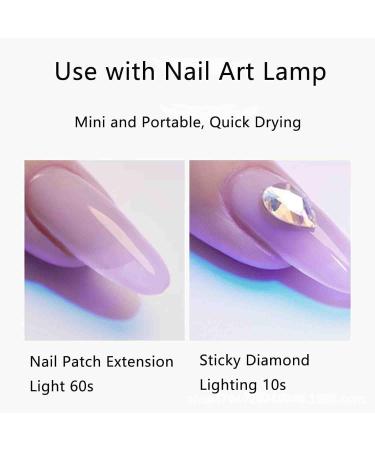 LvCCLp Upgrade Lazyfun Solid Nail Glue Solid Glue Gel for Nails Solid Patch Glue Nail Adhesive Quick Drying for Women Super Strong Nail Glue Long Lasting Nail Art Salon 2pcs - Buy Online on GoSupps.com