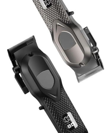 Pro Hair Clipper 7000RPM Hair Clipper Hair Trimmer Professional Barber Rechargeable Clipper with LED Display(Color:NG-119 Black) - Buy Online on GoSupps.com