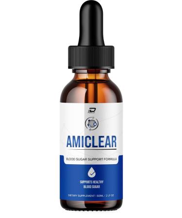 Indelo Amiclear Drops Healthy Formula - Dietary Supplement Drops - Extra Strength Amiclear Liquid Drops Grape Seed Amiclear Drops Reviews (1 Pack - 60 ML)