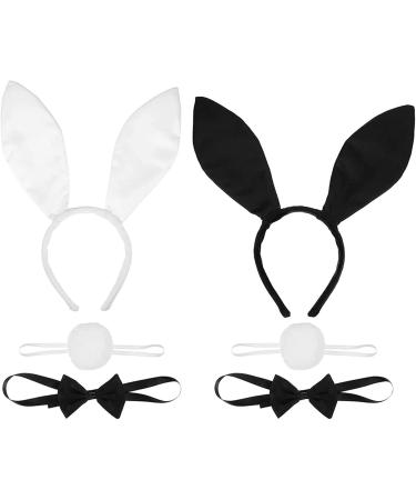 hgnxa Ears Headwear Animal -tie Tail Ear Hair Hoop Simple Headband Theme Party Costume Black - Buy Online on GoSupps.com
