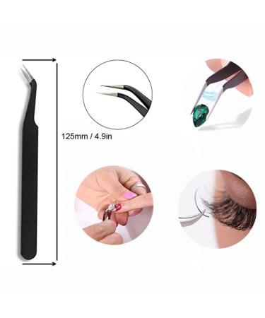 2PCS Rhinestone Picker Dotting Pen Dual-Ended Nail Diamond Painting Tool with Tweezer - Buy Online on GoSupps.com