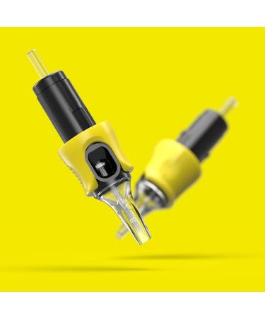 STIGMA Finger Ledge #10(11RM) Round Magnum Tattoo Cartridge Needles - 0.3mm Bugpin M-Taper 16Pcs With Membrane - Rotary Tattoo Machine Cartridges - Buy Online on GoSupps.com
