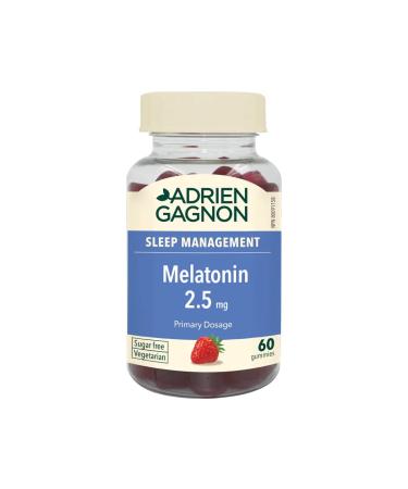 Adrien Gagnon - Sugar Free Melatonin Gummies - 2.5mg 60 Count