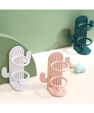 Wall-Mounted Toothbrush Holder Set | Cabilock Self-Adhesive Toothbrush Stands for Kids & Razors - 4-Pack - Buy Online on GoSupps.com