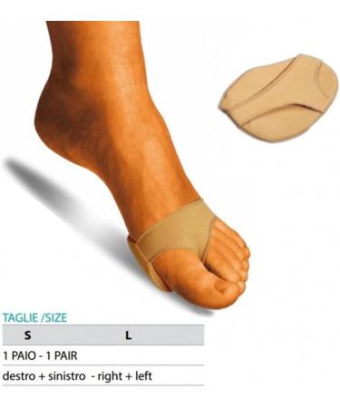 Orione OK PED Metatarsal Cushion - Polymer Gel with Coating (Size S) | Comfortable Foot Support for Pain Relief - International Shipping Available - Buy Online on GoSupps.com