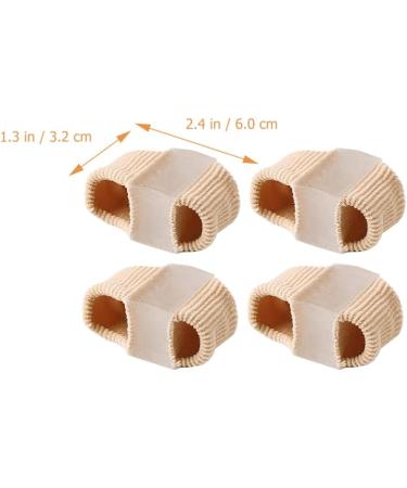 Cohaeli Bunion Corrector 4Pcs Set - Orthopedic Toe Separators & Splint for Hallux Valgus - Foot Care Supplies - Size L 6x3.2cm - Buy Online on GoSupps.com