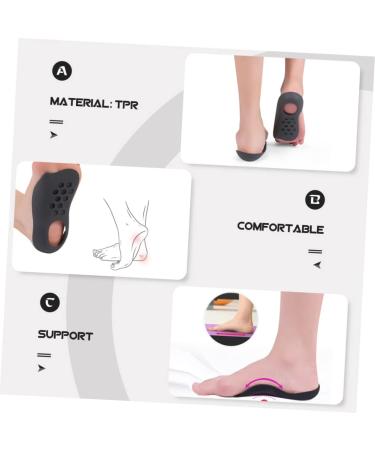 2 Pairs Men's Insoles - Plantar Foot Pads Flatfoot Cushions & Protective Shoe Inserts for Comfort - Buy Online on GoSupps.com