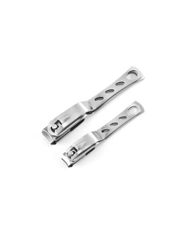 SVAASA Nail Clippers 360 Degree Rotary Cuticle Nail Clipper Fingernail Toenail Scissor Cutter Trimmer Manicure Pedicure Toe Finger Nails Tools (Size : 2Pc)