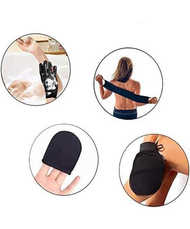 4Pcs Reusable Self Tan Applicator Tanning Gloves | Body Cleaning Glove & Self Tanning Mitts Set - Buy Online on GoSupps.com