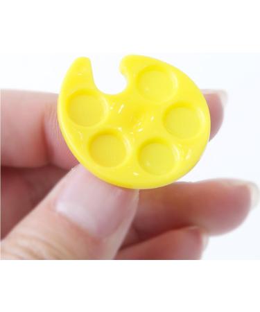 DECHOUS Mini Plateau Anneau pour Nail Art 8 Pcs Couleurs M lang es Palette Manucure en Plastique Accessoire Artiste Ongulaire Pratique et Portable M langeur Vernis Ongles pour - Buy Online on GoSupps.com