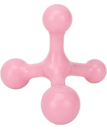 4-Ball Mini Hand Massager - Ergonomic Triangular Design for Reduced Pain Lightweight & Easy to Use - Perfect for Neck Relief - Durable Pink Plastic - Buy Online on GoSupps.com