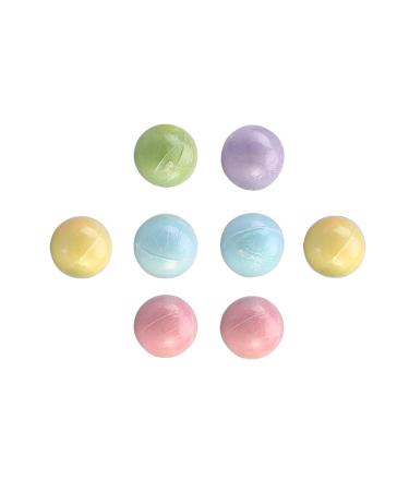 8pcs Bubble Bath 70g Shower Round Ball Gift for Women Men (Mixed Color)