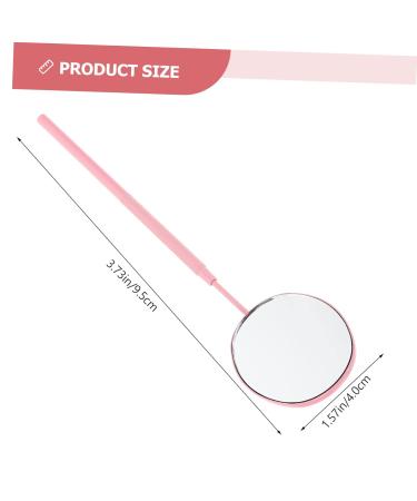 FRCOLOR 2pcs Grafting Eyelash Mirrors - Perfect Tools for Eyelash Extensions - Pink Crescent Moon Vanity Mirror (9.5x4cm - Buy Online on GoSupps.com
