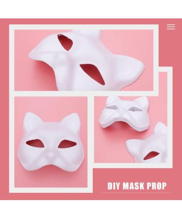 Homoyoyo Cat Mask - 4 Pack DERIAN-MAKS Homemade Unmart Paper Masks for Halloween Christmas and Carnival Parties - Buy Online on GoSupps.com