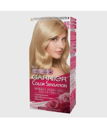 Garnier Color Sensation Hair Dye 9.13 Crystalline Beige Light Blonde x2 - Buy Online on GoSupps.com