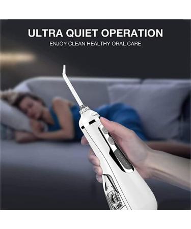 Cordless Water Flosser - Portable Electric Flosser with 3 Modes & 4 Jet Tips - Easy to Clean Space-Saving Design for International Shipping - Buy Online on GoSupps.com