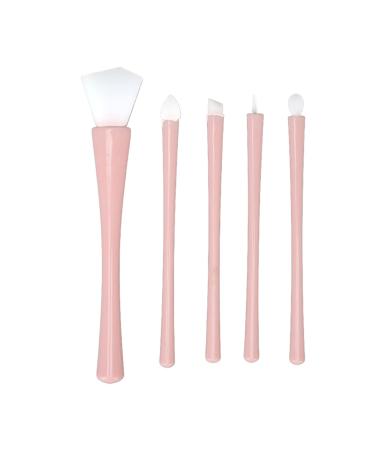 Silicone Face Brush Set Silicone Facial Cleanser Mask Applicator Lip Gloss and Eye Shadow Portable and Easy to Clean for Travel