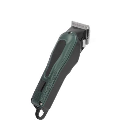 Electric Hair Trimmer Green Professional Cordless Hair Clipper for Barber Haircut Grooming