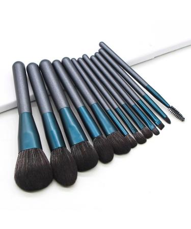 12-Piece Makeup Brush Set | Premium Powder & Eye Shadow Brushes | Complete Beauty Tools for Flawless Makeup - Buy Online on GoSupps.com