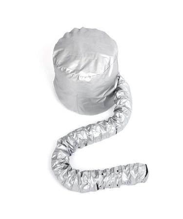 Dryer Cap Hair Dryer Hair Curlers-Hooded Hand Free - Silver 1Pcs