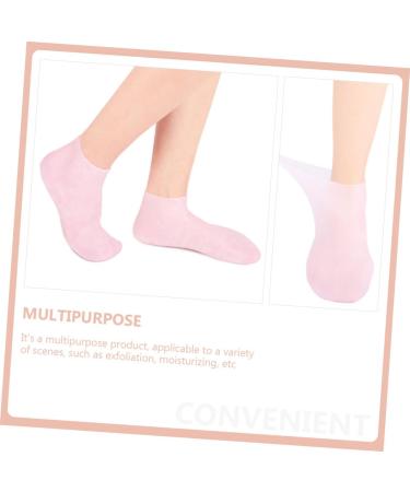 POPETPOP 2 Pairs Exfoliating Moisturizing Socks Foot Cracked Pedicure Cosmetic Moisturizing Socks Lotion Features Socks for Women Spa Socks Girl Repair Socks Skin Sebs - Buy Online on GoSupps.com
