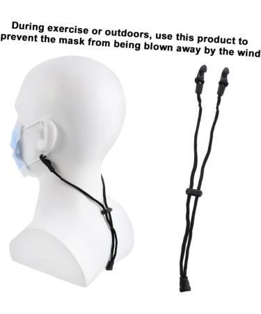 Gatuida Glasses 3-Pack Mask Hook Earrings with Plastic Rope - Protective Neck Hanging for Masks - Buy Online on GoSupps.com