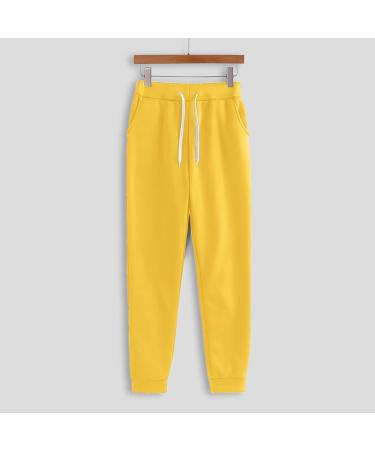 Shop Women's Yellow Sports Suit Set - Jogging Outfit Training Pants & Hoodies | Fitness Clothing for All Activities - Buy Online on GoSupps.com